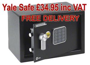 Yale digital home safe £34.95 inc vat & free delivery