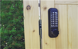 Borg Locks BL2602 ECP – Marine grade, 28mm ali latch, knurled knob keypad with ECP coding chamber & inside paddle handle with optional holdback