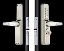 <b>Codelocks CL0460</b> Narrow Aluminium Door Digital LockFor Screw In Cylinders