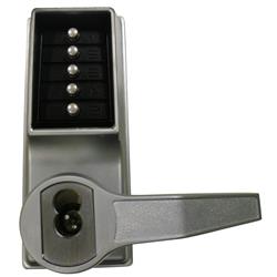 <b>Kaba Simplex/Unican LL1021 Series</b> Mortice Latch Digital Lock with Lever Handles and Key Override