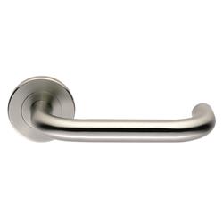 <b>ROUND BAR SAFETY Lever On Round Rose Furniture 19mm</b>