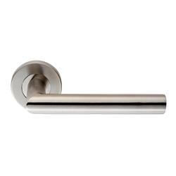 <b>MITRED Lever On Round Rose Furniture 19mm</b>