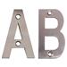 <b>75mm Face Fix Letters Satin Stainless Steel</b>