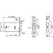 <b>Union 2026 3 Lever Horizontal Bathroom Sashlock</b>