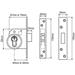 <b>Era BS3621:2004 Euro Deadlock Complete Lockset</b>