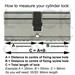 Yale Platinum BS TS007 3 Star Euro Thumb Turn profile Cylinder