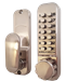 Borg Locks BL2501 Tubular latch, knurled knob keypad, inside paddle handle with holdback