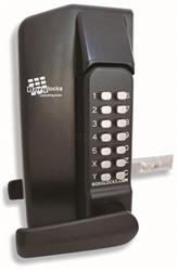 <b>Borg Locks BL3430, Metal Gate Lock, Lever handle keypad both sides</b>