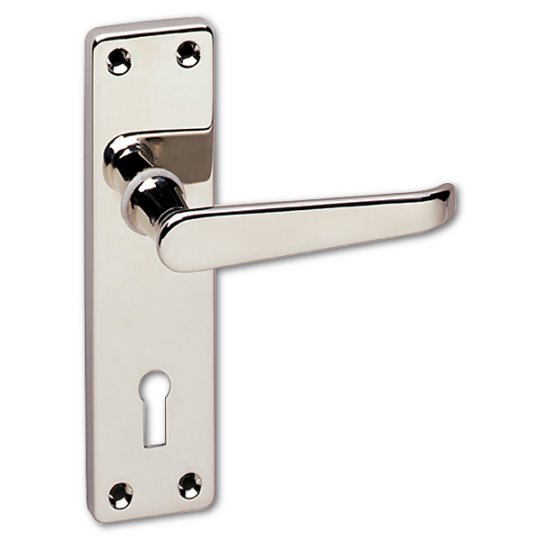 ASEC URBAN Classic Victorian Plate Mounted Mortice Lock Lever Furniture