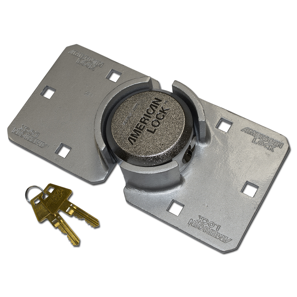 MASTER LOCK American Lock 800 LHC Padlock & Hasp 800 Hasp & Padlock