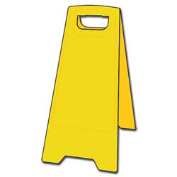 ASEC Heavy Duty Yellow `A` Board 60cm