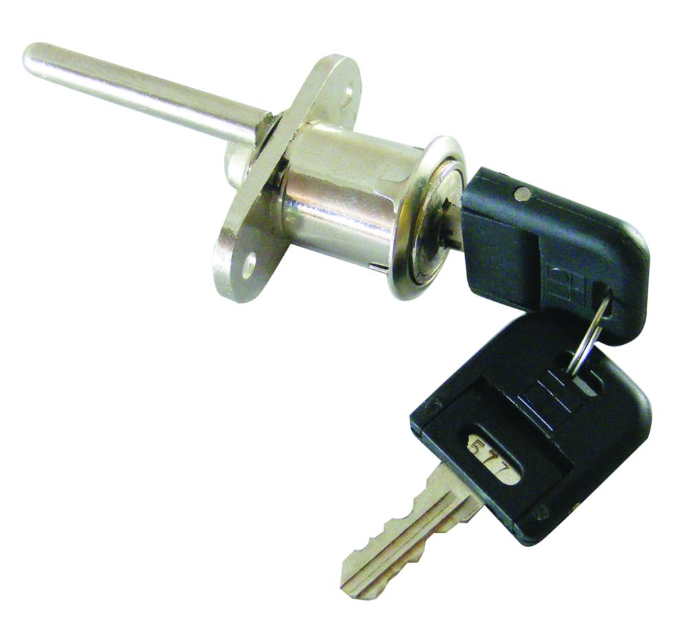 ASEC Twin Flange Fix Furniture Pedestal Lock