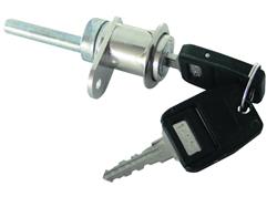 ASEC Single Flange Fix Furniture Pedestal Lock