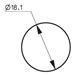 RONIS 18600 Round Drawer Furniture Lock
