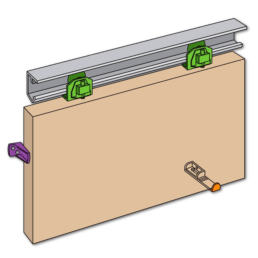 HENDERSON Senator Single Track Sliding Door Gear 900mm