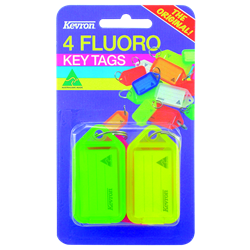 KEVRON ID38 Fluorescent Tags Blister Pack 4 pcs