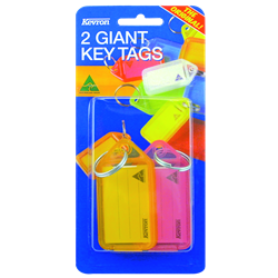 KEVRON ID30 Giant Tags Blister Pack 4 pcs Assorted Colours