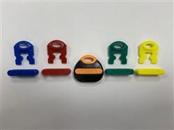 ABS key colour fob