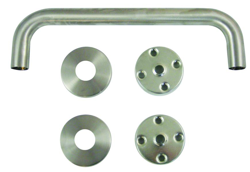 ASEC Bolt Fix Round Rose Stainless Steel Pull Handle