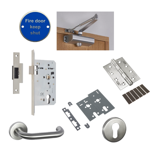 UNION Latch Fire Door Kit