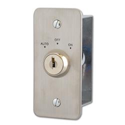 ASEC Three Position Key Switch Engraved