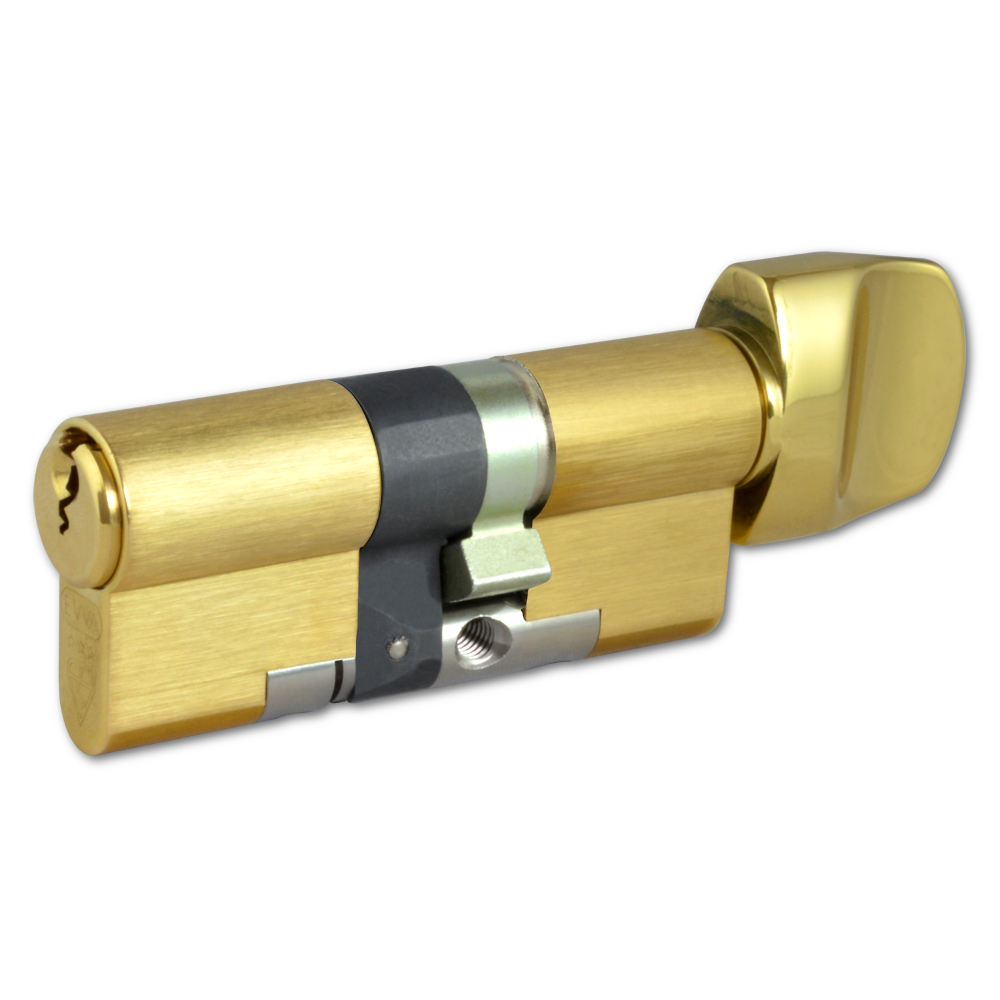 EVVA EPS 3 Star Snap Resistant Euro Key & Turn Cylinder