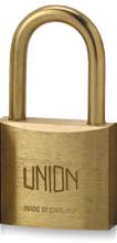 UNION 3102 Brass Open Shackle Padlock