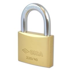 CISA 22010 KD Open Shackle Brass Padlock