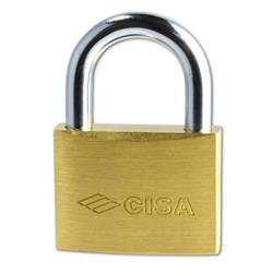 CISA 22010 MK Open Shackle Brass Padlock