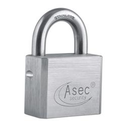 ASEC Open Shackle Padlock with Removable Cylinder