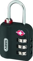 ABUS 147TSA Series Combination Luggage Open Shackle Padlock