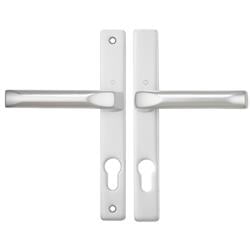 <b>Hoppe  London </b> <br />Centres/PZ: 70mm<br />Screw Centres: 180mm<br />Backplate: 205mm x 28mm<br />