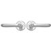 <b>Assa Round Rose </b> Rose Diameter: 52mm Screw Centres/PZ: 30mm Size: 106mm x 54mm