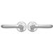 <b>Assa Round Rose </b> Rose Diameter: 52mm Screw Centres/PZ: 30mm Size: 106mm x 54mm