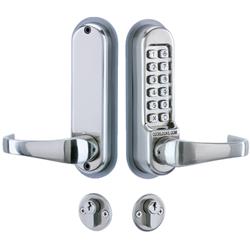 <b>Codelocks CL525</b> Digital Lock, Mortice Lock with Cylinder and Anti Panic safety Function and Code Free 