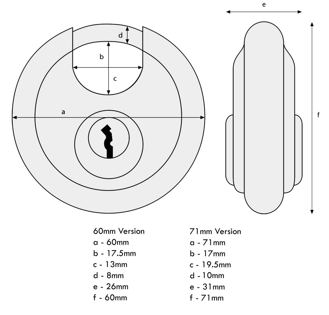 ABUS 28 Series Diskus Padlock