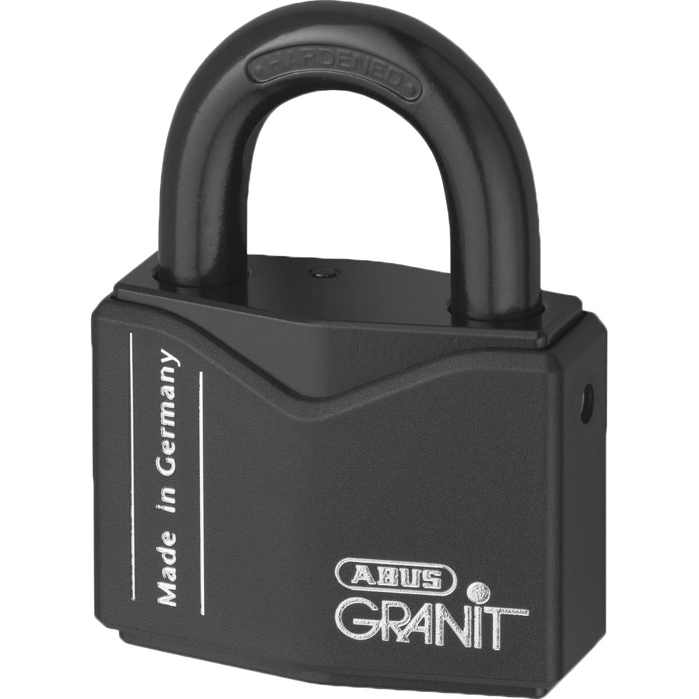 ABUS 37 Series Granit `Plus` Mechanism Solid Steel Rekeyable Open Shackle Padlock