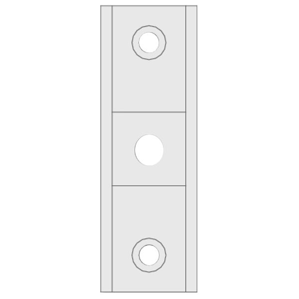 ADAMS RITE Backplate To Suit 5015 Deadlock