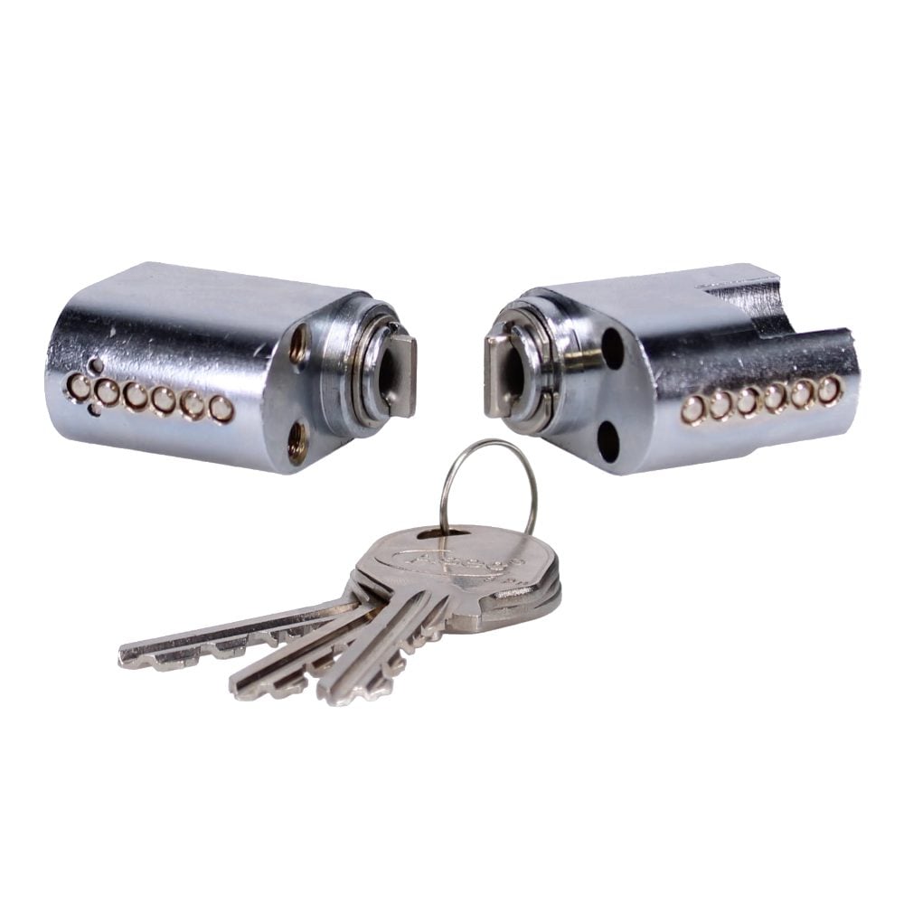 ASEC 6-Pin Scandinavian Oval External / Internal Cylinder