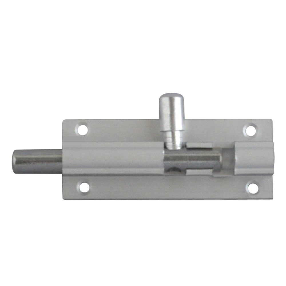 ASEC Aluminium 25mm Wide Straight Barrel Bolt