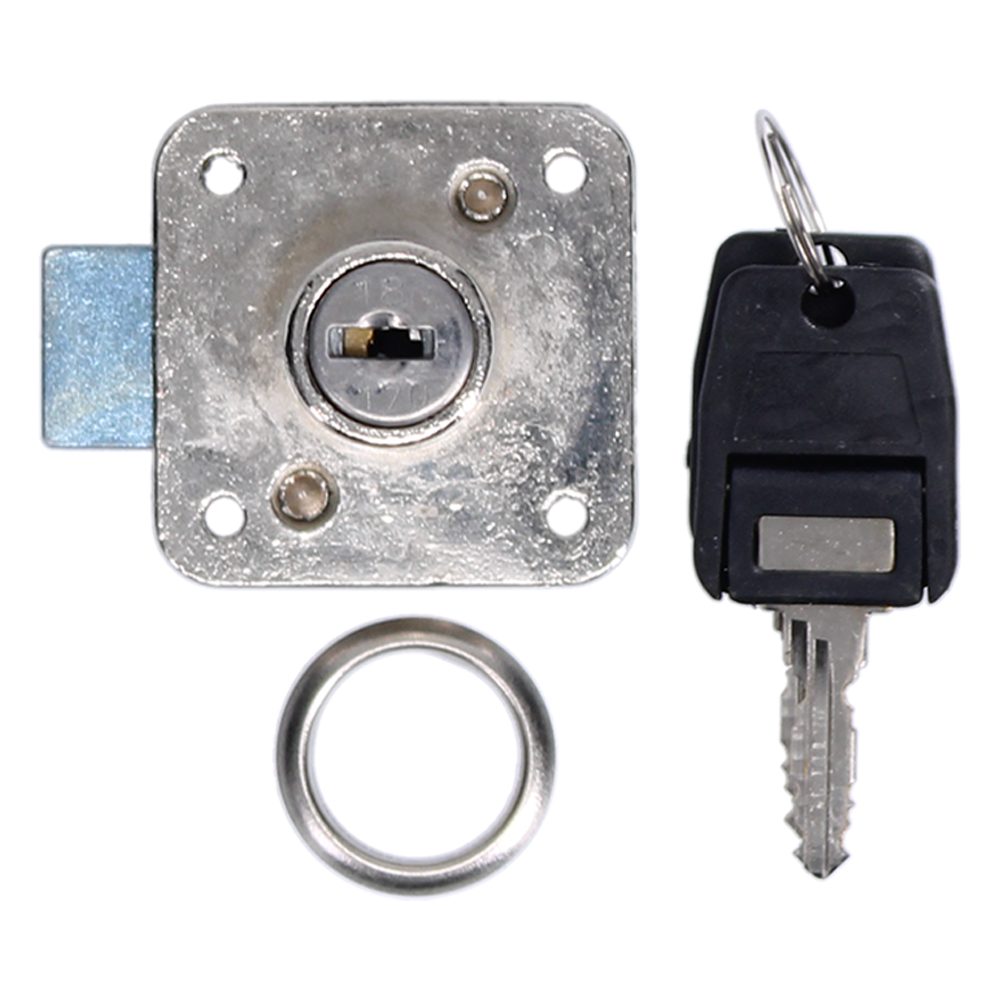 ASEC Deadbolt Furniture Lock Square Plate