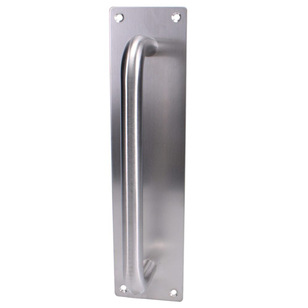 ASEC Plate Mounted 75mm Stainless Steel Pull Handle