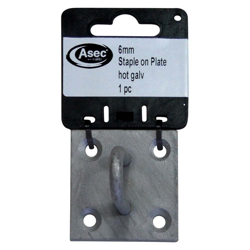 ASEC Steel Staple on Plate
