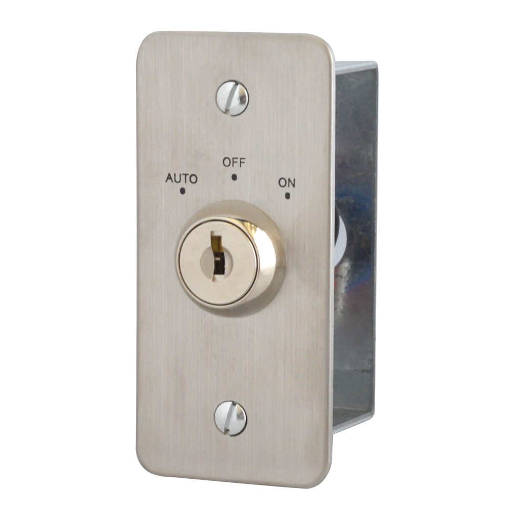 ASEC Three Position Key Switch Engraved