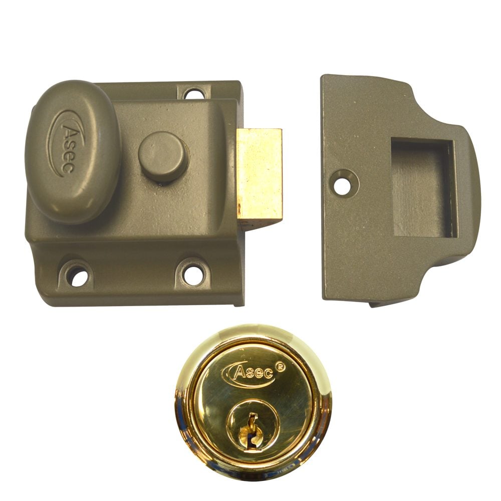 ASEC Traditional Non-Deadlocking Nightlatch