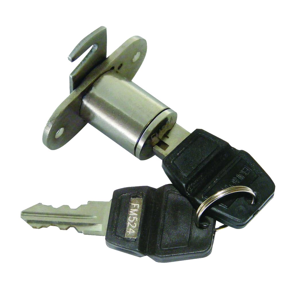 ASEC Twin Flange Fix Furniture Pedestal Hook Cam Lock