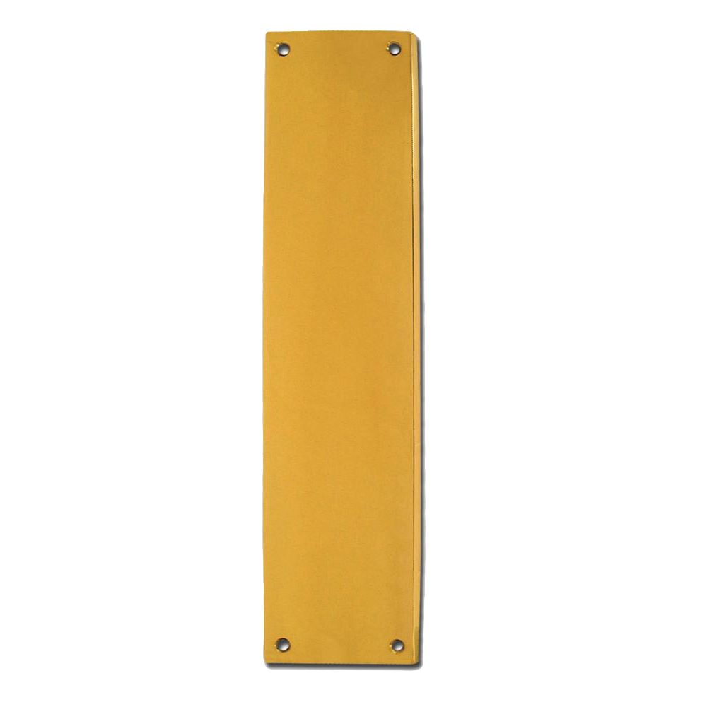 ASEC Victorian 70mm Wide Polished Brass Finger Plate