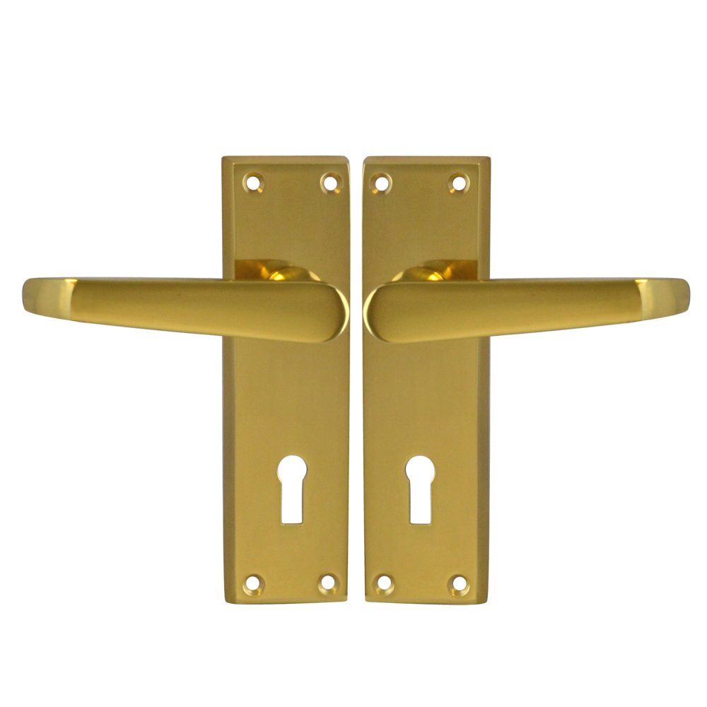 ASEC Victorian Plate Mounted Lever Furniture