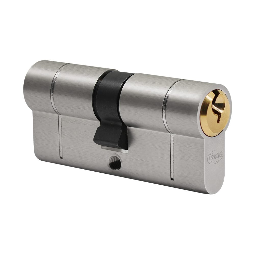 ASEC Vital 6 Pin Double Euro Dual Finish Snap Resistant Cylinder