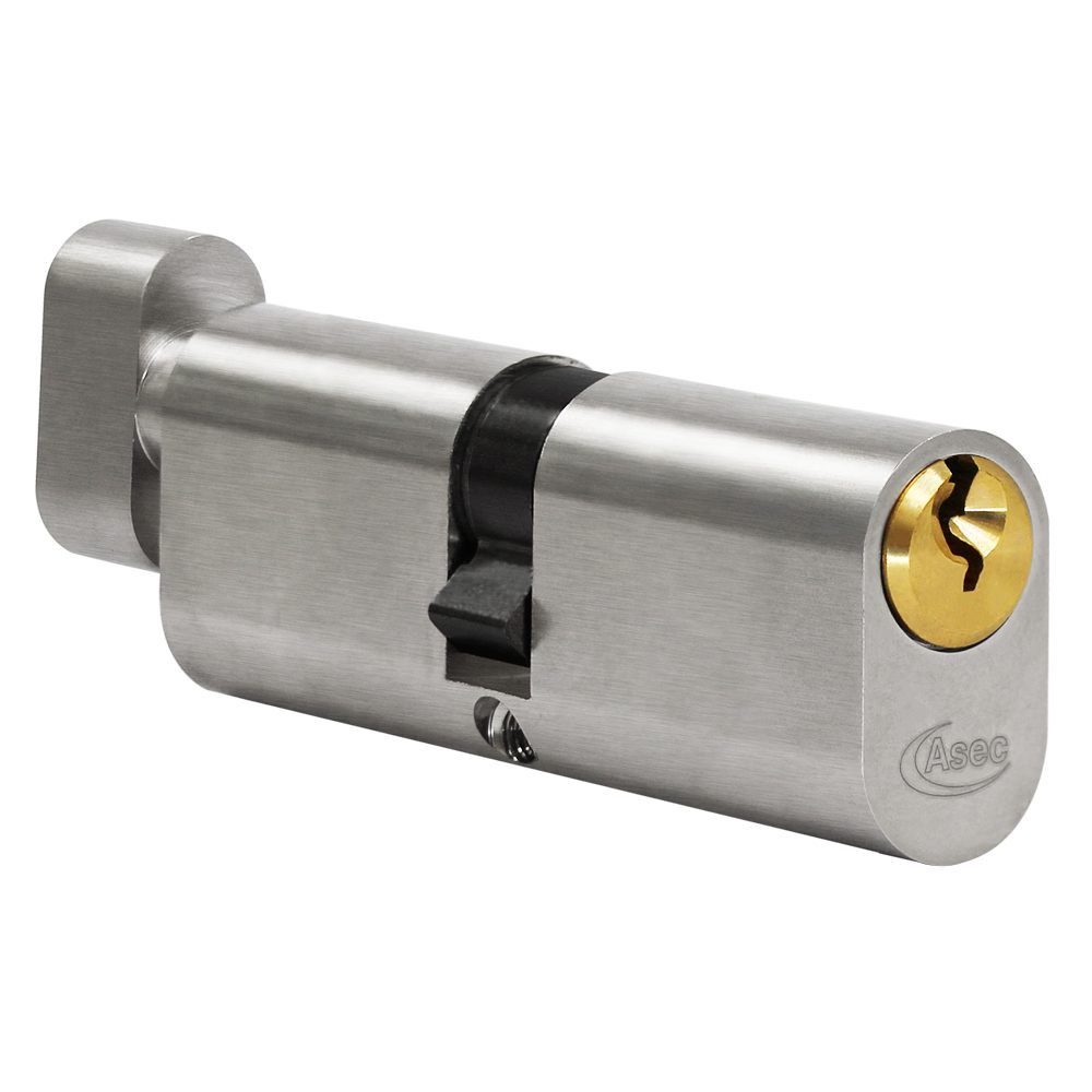 ASEC Vital 6 Pin Oval Key &amp; Turn Cylinder